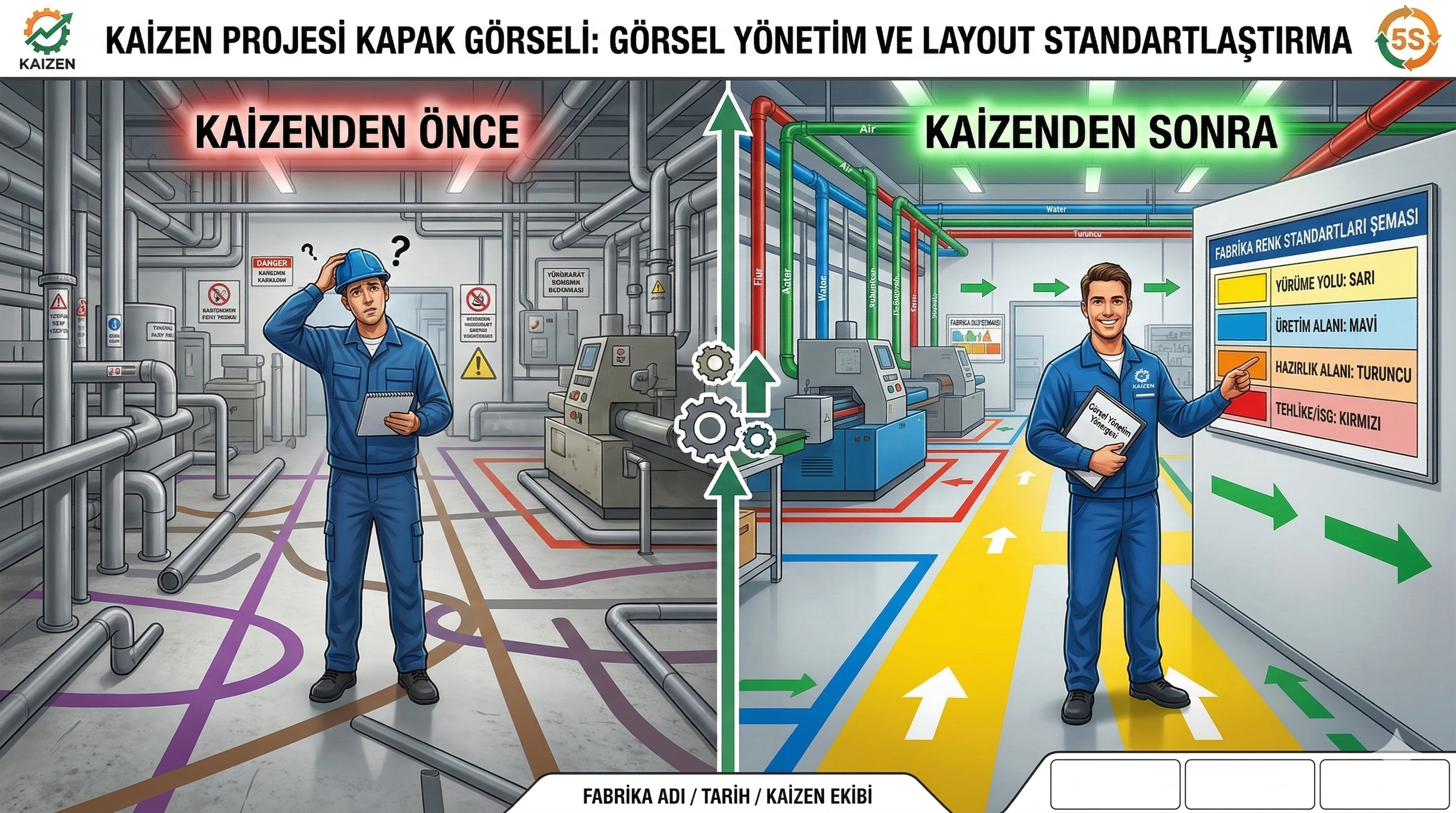 Görsel Yönetim ve Layout Standartlaşma Kaizeni